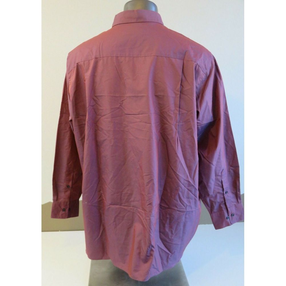 Mens FUBU The Collection Button Front Long‎ Sleeve Shirt Size 18 1/2 34/35 Big - Picture 2 of 8